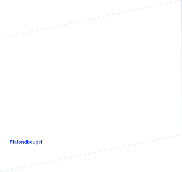 Plafondbeugel
