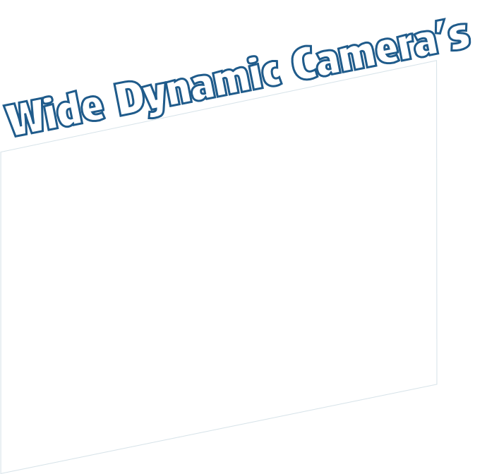 Wide Dynamic Camera’s